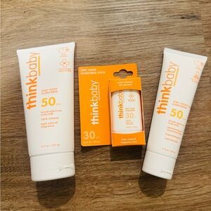 Think! Zinc Oxide Sunscreen SPF 50 &30